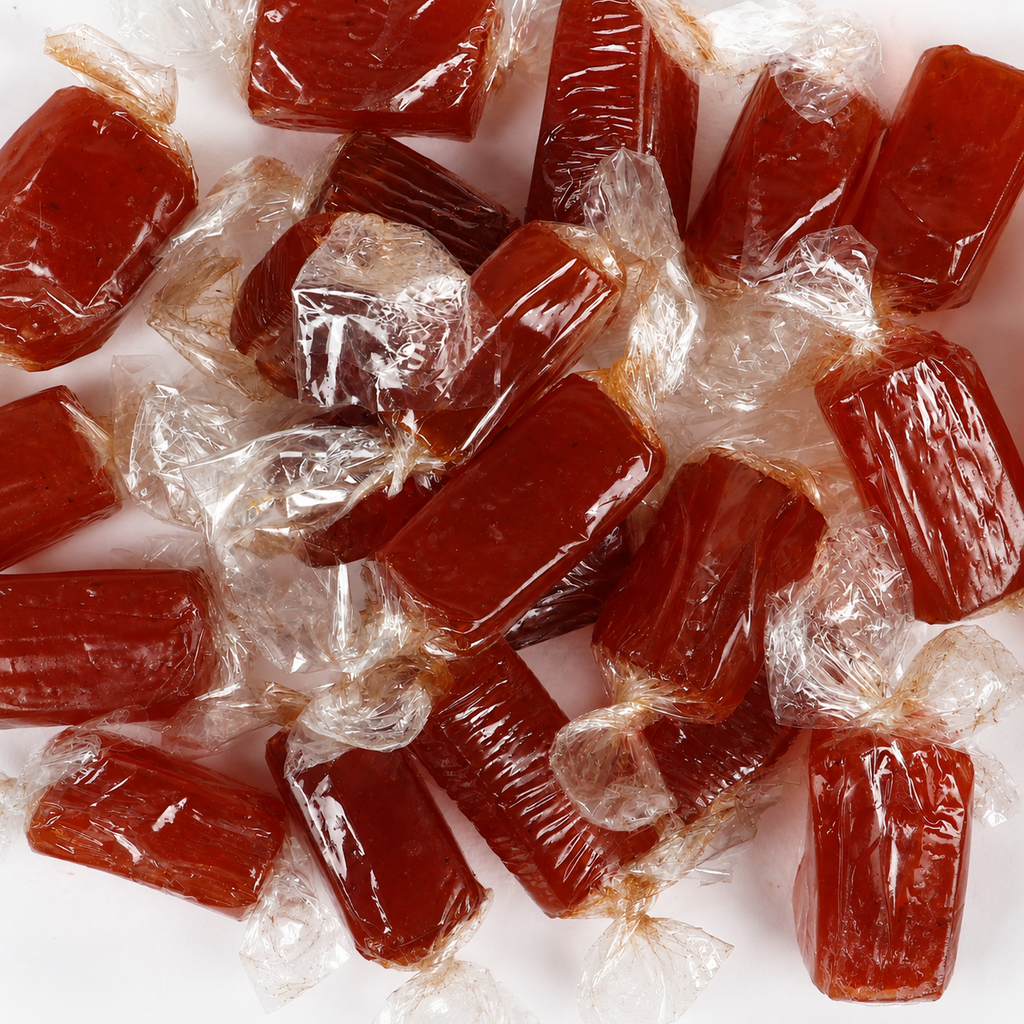Alphanso Aam Toffee - Orange Aam Papad Toffee / Candy / Jelly