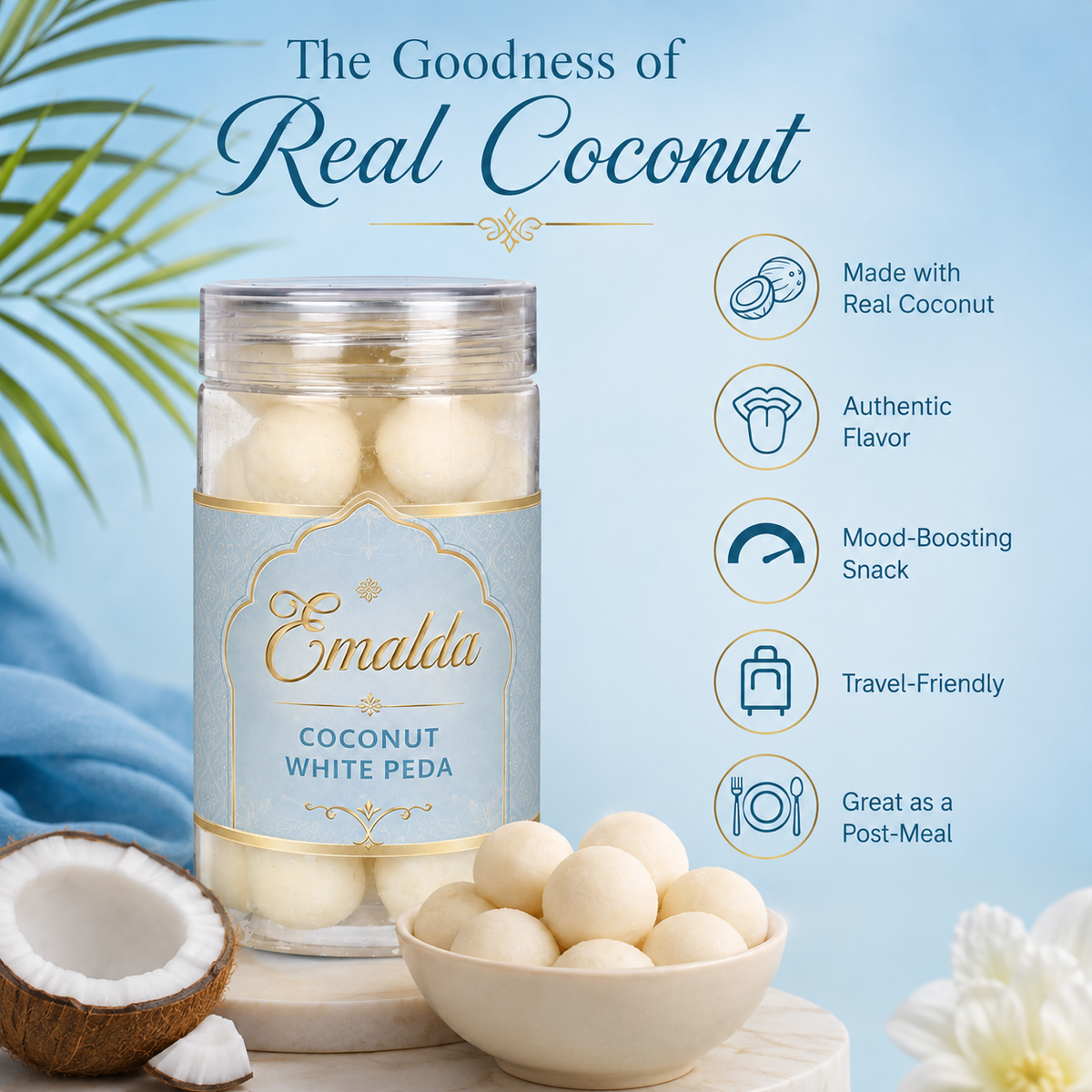 Coconut White Peda