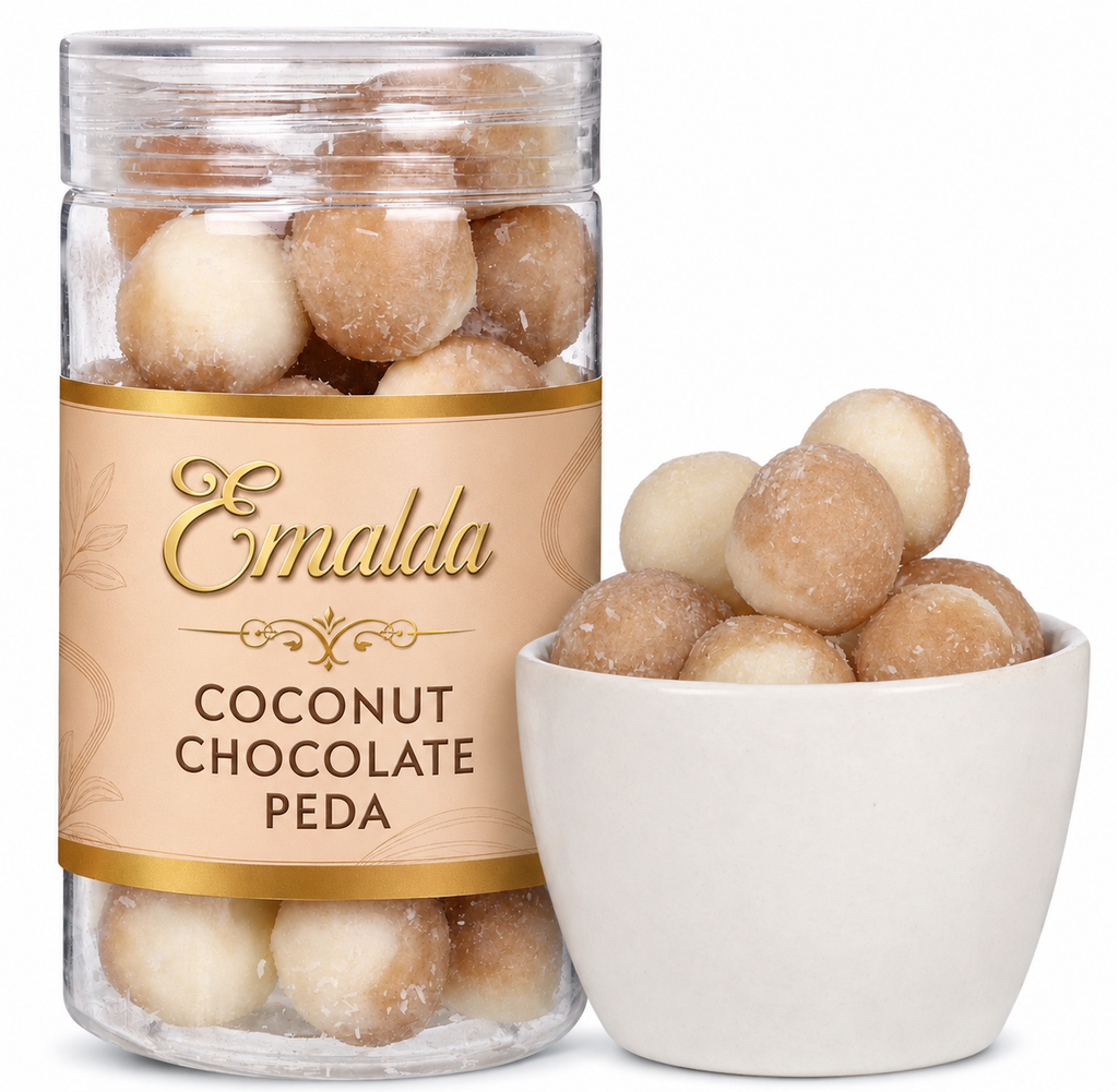 Coconut Chocolate Peda
