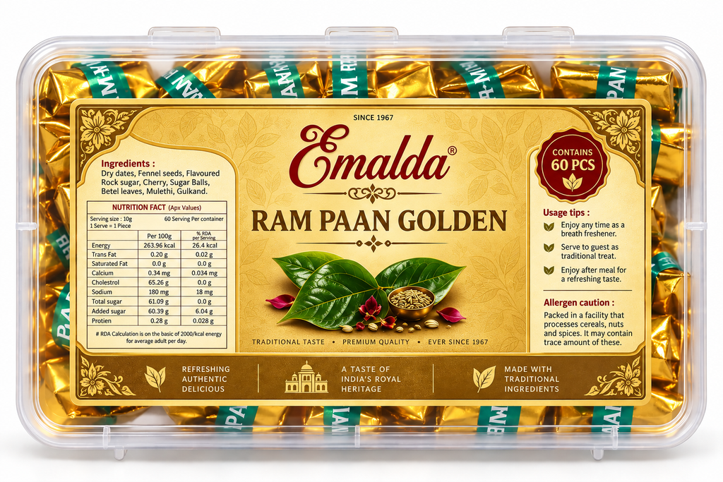 Ram Paan Golden - After Meal Paan Mukhwas