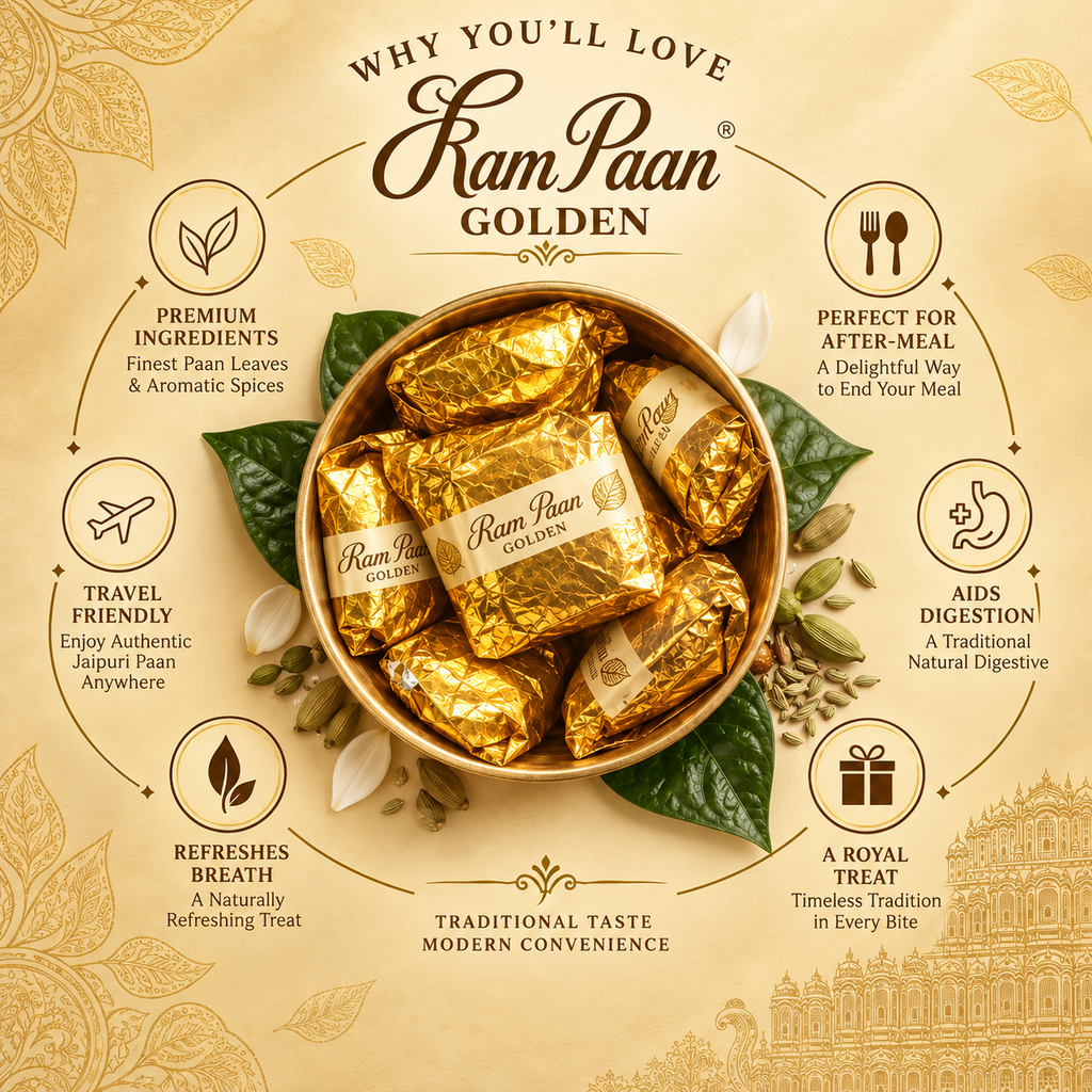 Ram Paan Golden - After Meal Paan Mukhwas