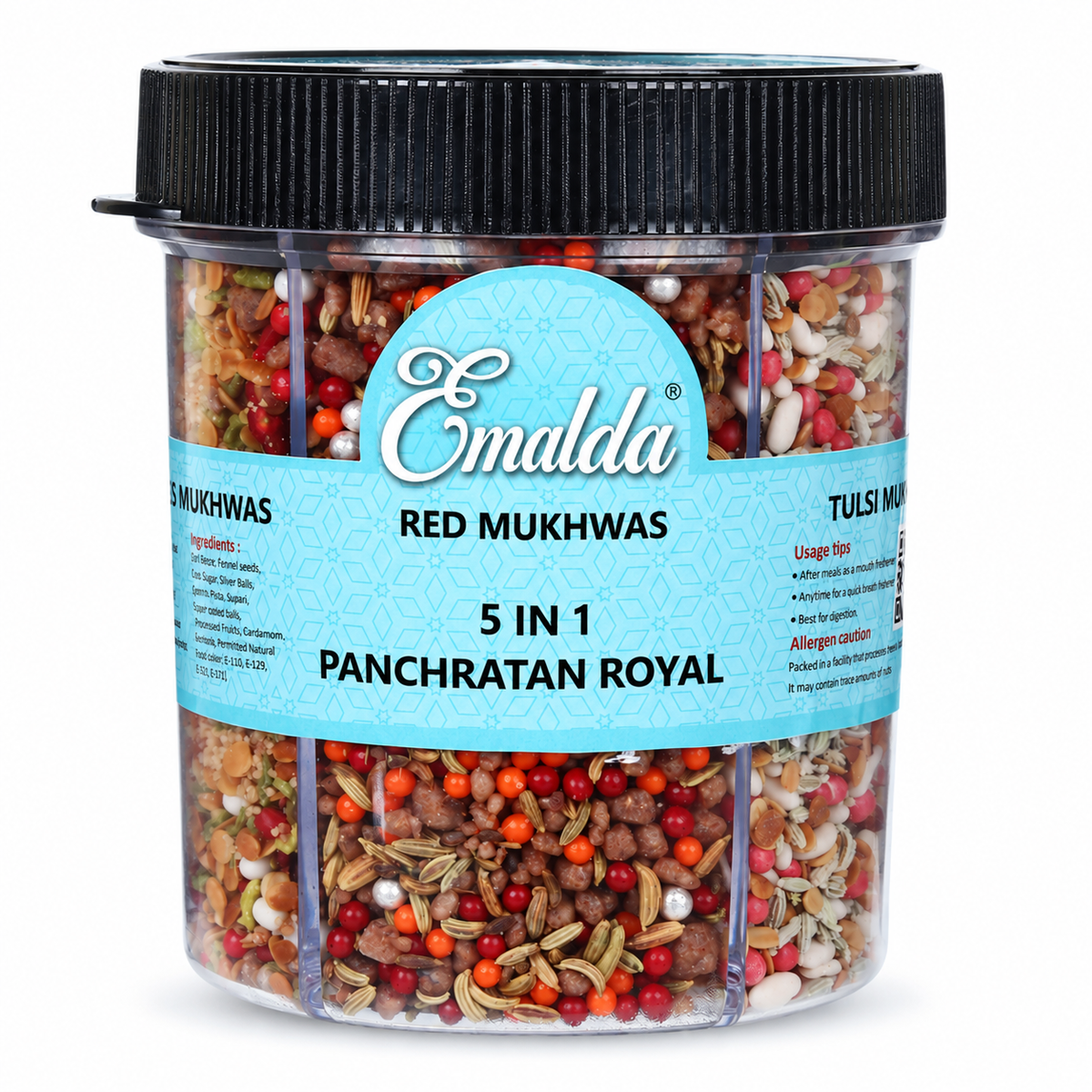 5 in 1 Panchratan Royal Mukhwas – After Meal Digestive Mouth Freshener, 300 g