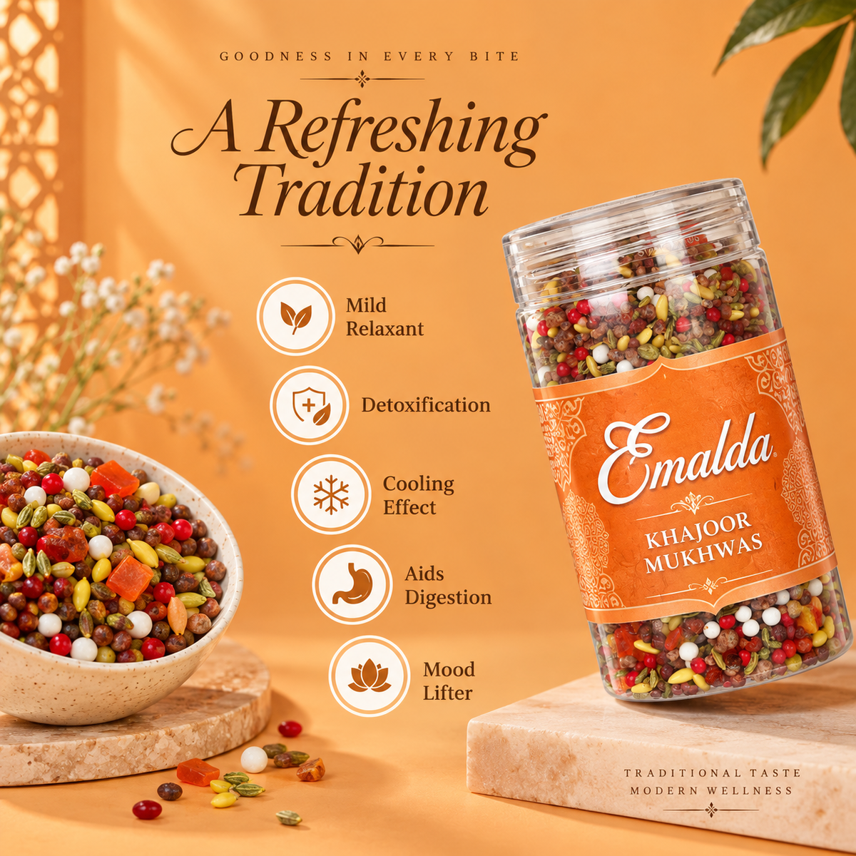 Khajoor Mukhwas – Mouth Freshener (150g)